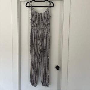 BCBGeneration Multicolor Striped Jumpsuit—Small